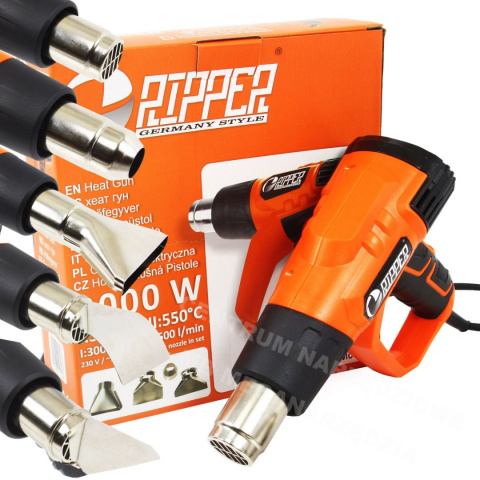 OPALARKA SPAWARKA ZGRZEWARKA PLASTIKU 2000W RIPPER OPALARKA SPAWARKA ZGRZEWARKA PLASTIKU 2000W RIPPER