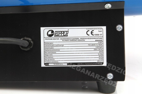 NAGRZEWNICA DMUCHAWA GAZOWA 15kW GRZEJNIK REDUKTOR NAGRZEWNICA DMUCHAWA GAZOWA 15kW GRZEJNIK REDUKTOR