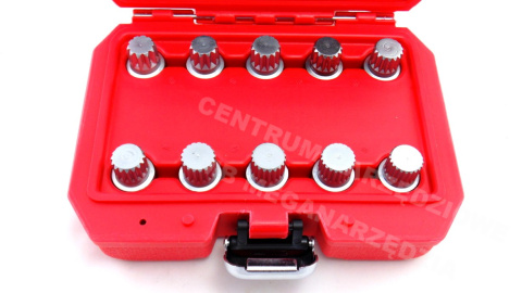 MAGNUS Wheel bolt sockets for VW thief 10 pcs. Socket set MAGNUS Wheel bolt sockets for VW thief 10 pcs. Socket set