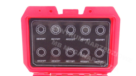 MAGNUS Wheel bolt sockets for VW thief 10 pcs. Socket set MAGNUS Wheel bolt sockets for VW thief 10 pcs. Socket set