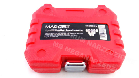 MAGNUS Wheel bolt sockets for VW thief 10 pcs. Socket set MAGNUS Wheel bolt sockets for VW thief 10 pcs. Socket set