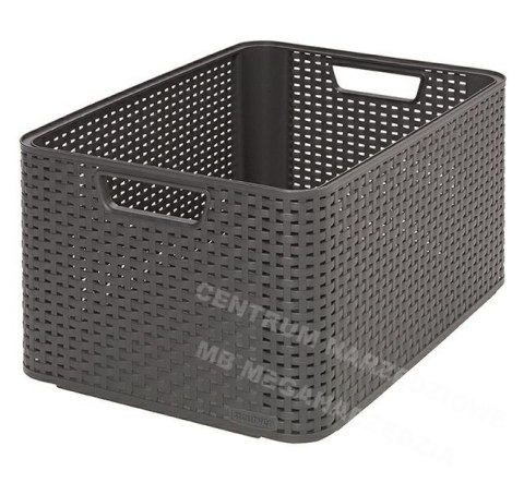 CURVER KOSZYK L 30L /CIEMNY SZARY CURVER KOSZYK L 30L /CIEMNY SZARY