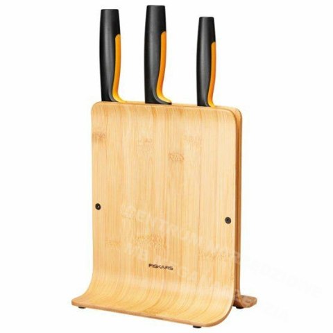 FISKARS ZESTAW 3 NOŻY W BLOKU BAMBUSOWYM FUNCTIONAL FORM FISKARS ZESTAW 3 NOŻY W BLOKU BAMBUSOWYM FUNCTIONAL FORM