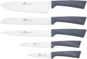 GERLACH Zestaw noży w bloku 5szt. Smart Grey