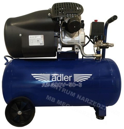 ADLER sprężarka 50l AD400V-50-3 230V V2 ADLER sprężarka 50l AD400V-50-3 230V V2