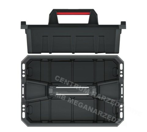 NOSIDŁO NARZĘDZIOWE MAŁE CARGO PLUS + PRZEGRODY CZARNE 395x295x190mm NOSIDŁO NARZĘDZIOWE MAŁE CARGO PLUS + PRZEGRODY CZARNE 395x295x190mm