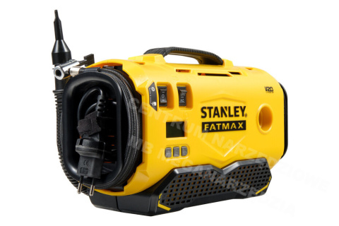 STANLEY KOMPRESOR V20 SFMCE520B 3 ŹRÓDŁA ZASILANIA STANLEY KOMPRESOR V20 SFMCE520B 3 ŹRÓDŁA ZASILANIA