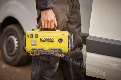 STANLEY KOMPRESOR V20 SFMCE520B 3 ŹRÓDŁA ZASILANIA STANLEY KOMPRESOR V20 SFMCE520B 3 ŹRÓDŁA ZASILANIA