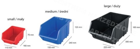 ECOBOX ŚREDNI NIEBIESKI 155x240x125mm ECOBOX ŚREDNI NIEBIESKI 155x240x125mm