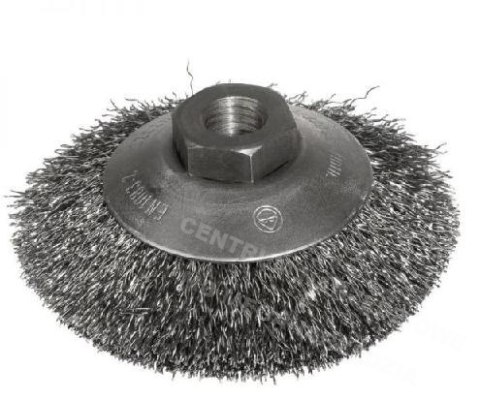 SZCZOTKA STOŻKOWA FALISTA Fi 115mm GWINT M14 SZCZOTKA STOŻKOWA FALISTA Fi 115mm GWINT M14