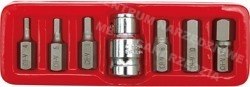 VOREL KOŃCÓWKI HEX/IMBUS H4 - H12 kpl. 7szt. 66710