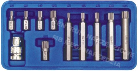 VOREL KOŃCÓWKI SPLINE M5-M12 kpl. 11szt. 66770 VOREL KOŃCÓWKI SPLINE M5-M12 kpl. 11szt. 66770