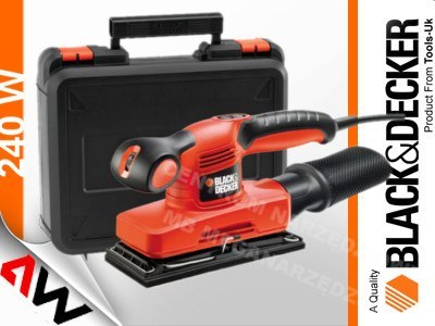 BLACK+DECKER Szlifierka oscylacyjna 240W KA320EKA