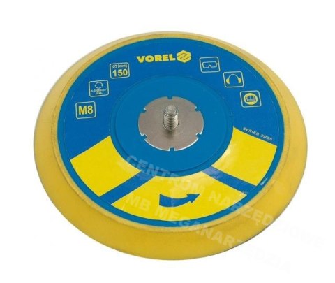 VOREL Disc 150mm M8 thread for pneumatic grinder (81114) 81115