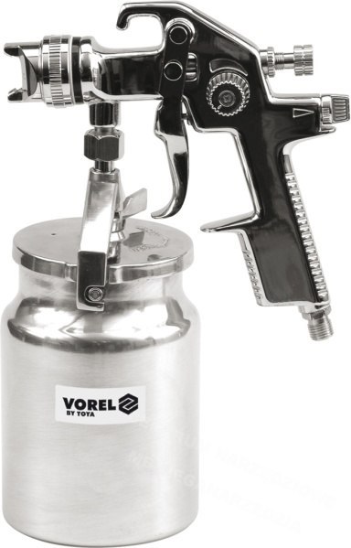 VOREL PISTOLET LAKIERNICZY HVLP 1000ml Z DOLNY ZBIORNIKIEM 80901 VOREL PISTOLET LAKIERNICZY HVLP 1000ml Z DOLNY ZBIORNIKIEM 80901