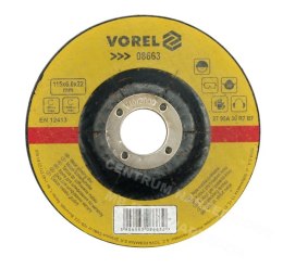 VOREL Tarcza do szlifowania metalu 125 x 6,8 x 22,2mm 08665