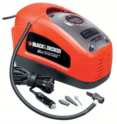 BLACK+DECKER Kompresor / sprężarka mini 12V / 230V 11BAR BLACK+DECKER Kompresor / sprężarka mini 12V / 230V 11BAR