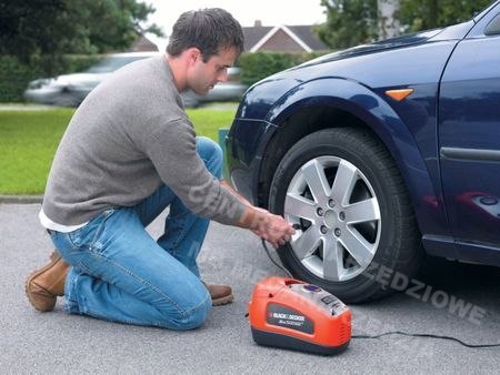BLACK+DECKER Kompresor / sprężarka mini 12V / 230V 11BAR BLACK+DECKER Kompresor / sprężarka mini 12V / 230V 11BAR