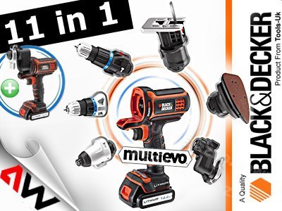 BLACK+DECKER NARZĘDZIE WIELOFUNKCYJNE MULTIEVO MT218KB ZESTAW STARTOWY Z GŁOWICĄ WKRĘTARSKĄ WALIZKA BLACK+DECKER NARZĘDZIE WIELOFUNKCYJNE MULTIEVO MT218KB ZESTAW STARTOWY Z GŁOWICĄ WKRĘTARSKĄ WALIZKA