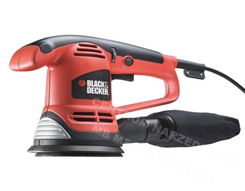 BLACK+DECKER Szlifierka mimośrodowa 125mm 480W walizka KA191EK