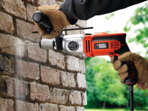 BLACK+DECKER Wiertarka udarowa 1100w walizka KR1102K