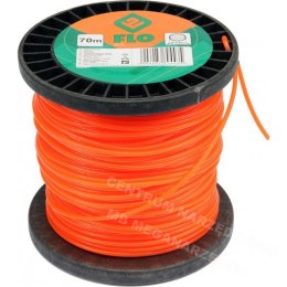 FLO Żyłka tnąca 2,6mm x 70m kwadratowa