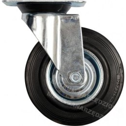 VOREL Koło skrętne z czarną gumą 200mm 87317