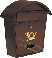 VOREL Skrzynka na listy 380x320x105mm brąz VOREL Skrzynka na listy 380x320x105mm brąz