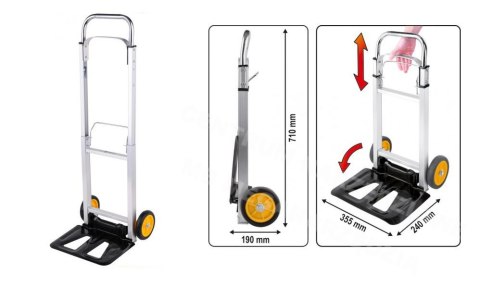 VOREL Folding warehouse trolley 90kg 78661 VOREL Folding warehouse trolley 90kg 78661