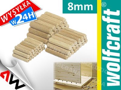 WOFCRAFT Dowel Set 40pcs. 8x40mm WOFCRAFT Dowel Set 40pcs. 8x40mm