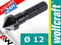 WOLFCRAFT Fazownik hss 12mm, chwyt 6-kąt 1/4"