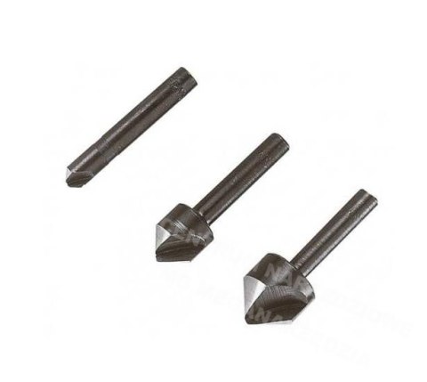 WOLFCRAFT Chamfers 3pcs. 6,12,16mm, 6mm shank WOLFCRAFT Chamfers 3pcs. 6,12,16mm, 6mm shank