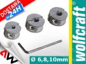 WOLFCRAFT Depth stops set of 3 pcs. 6/8/10mm