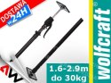 WOLFCRAFT Podpórka sufitowa teleskopowa 1,6 - 2,9m