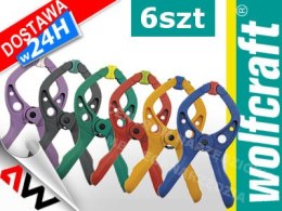 WOLFCRAFT Spring Clamp 20mm 6pcs