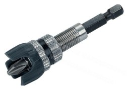 WOLFCRAFT Bit holder with adjustable screwdriving depth stop