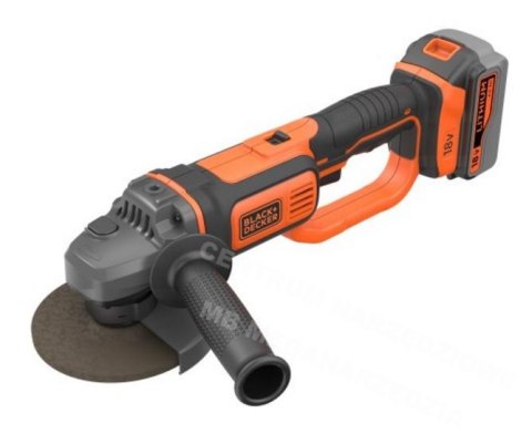 BLACK+DECKER Angle grinder 125 mm 18V 1x4.0Ah BCG720M1