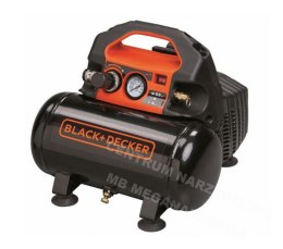 BLACK&DECKER Sprężarka bezolejowa 6L 0.5KM 8BAR 55 l/min