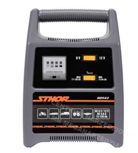 STHOR Rectifier 6/12V 8A 120Ah led STHOR Rectifier 6/12V 8A 120Ah led