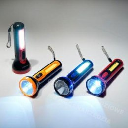 TIROSS Latarka ładowalna LED 3W+3COB