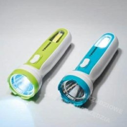 TIROSS Latarka prosta 1W LED 2W COB 3xAA / bez baterii