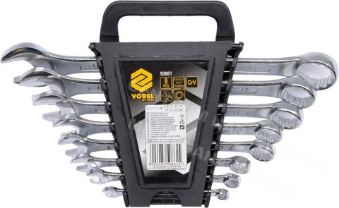 VOREL Combination wrenches set of 8 pcs. (6-22mm) CV 50861