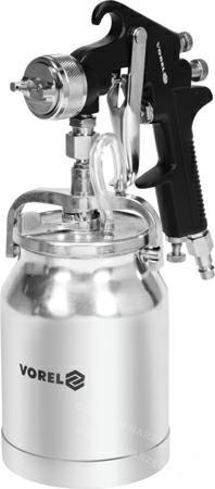 VOREL Pistolet lakierniczy hvlp 1000ml z dolny zbiornikiem