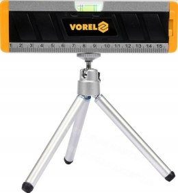 VOREL Poziomica laserowa mini ze statywem 170mm 17560