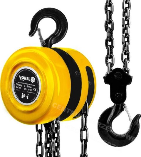VOREL Wyciągarka łańcuchowa 3T 80753 VOREL Wyciągarka łańcuchowa 3T 80753