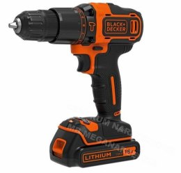 BLACK&DECKER Wkrętarka udar.18V/2x1,5Ah/walizka