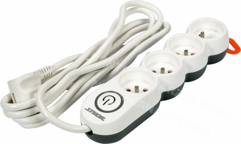 STHOR Extension cord with earthing 4-SOCKETS 5.0m