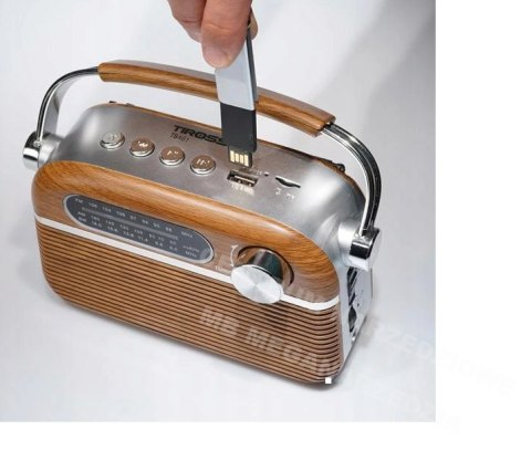 TIROSS Radio przenośne akumulatorowe usb /bluetooth TIROSS Radio przenośne akumulatorowe usb /bluetooth
