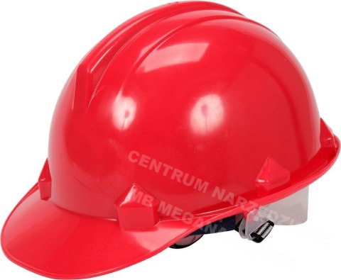 VOREL Kask ochronny czerwony hdpe VOREL Kask ochronny czerwony hdpe