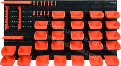 VOREL Tool board with containers 48 pcs